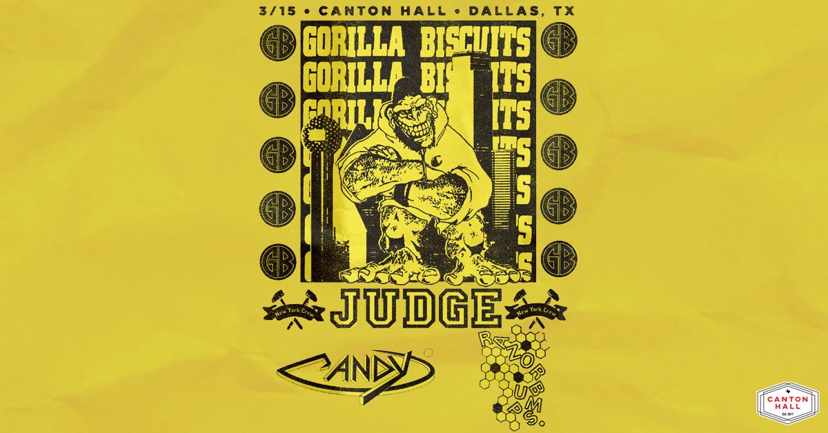 Legendary New York City hardcore punks Gorilla Biscuits are live Friday as part of NSFWknd!🦍

Snag tickets for them plus guests <a href="/Judge138/">Niall Martin</a>, <a href="/candygonnadie/">Candy</a> and <a href="/_razorbumps/">RAZORBUMPS</a> at ticketf.ly/2Qkv5kW