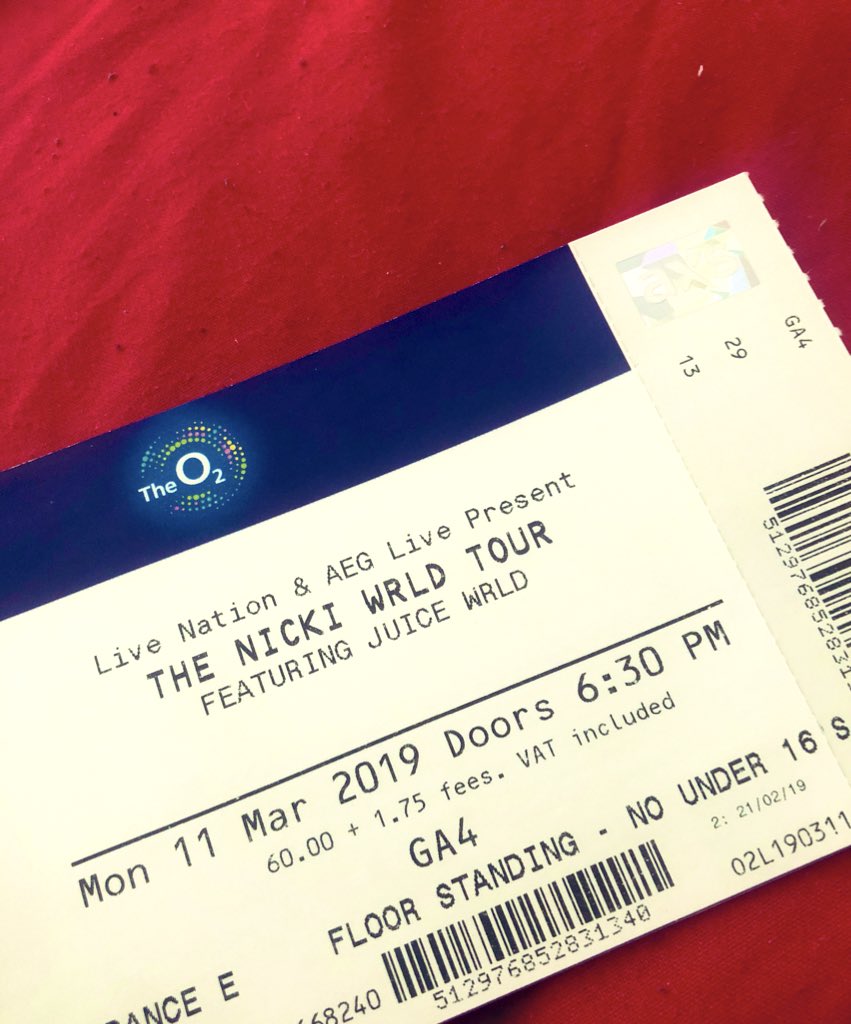 LadyLeshurr's tweet image. I’m gassedddd let’s gooooo #TheNickiWrldTour see you lot there 😅