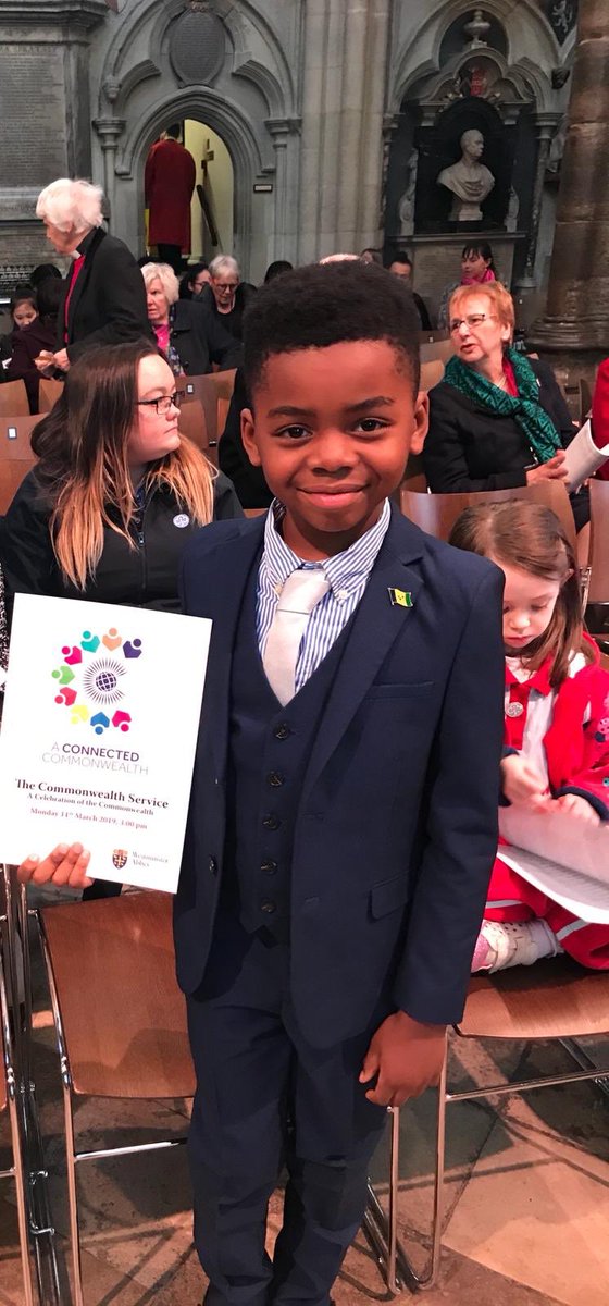 Well done to our School of Steelpan Member Junior for representing SV2G at the Commonwealth Service! 👏🏽👏🏽 #CommonwealthDay #OurCommonwealth @commonwealthsec @wabbey