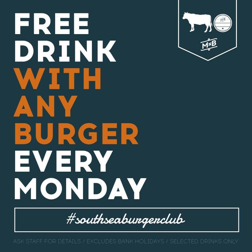 meatandbarrel's tweet photo. #freedrink #burgerandbeer #eatingout #southsea #portsmouth #mondaydeals #burger https://t.co/DHxF9jw5xs
