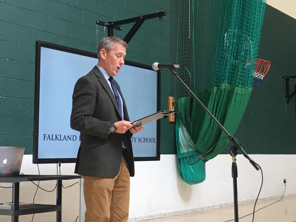 GHFalklands's tweet image. Deputy Governor Alex Mitham has visited students of the #Falklands Community School to deliver Her Majesty the Queen&apos;s #CommonwealthDay2019 message. This year&apos;s theme is #ConnectedCommonwealth.