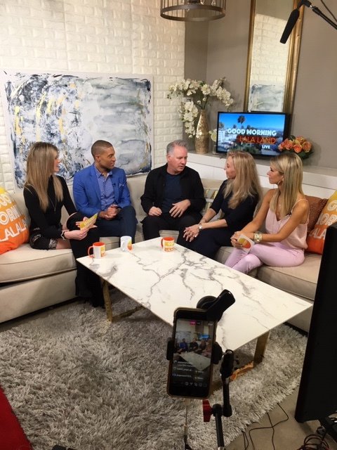 TurkPR's tweet photo. @mikefeifer and #caiacoley @goodmorninglalaland interview last week! #director #producer #screenwriter #tvwriter #actress #producingteam #husbandandwifeteam #hollywoodsupercouple #turkpr #turprclients https://t.co/ax9TllLXLX https://t.co/yjJWFWhnE5