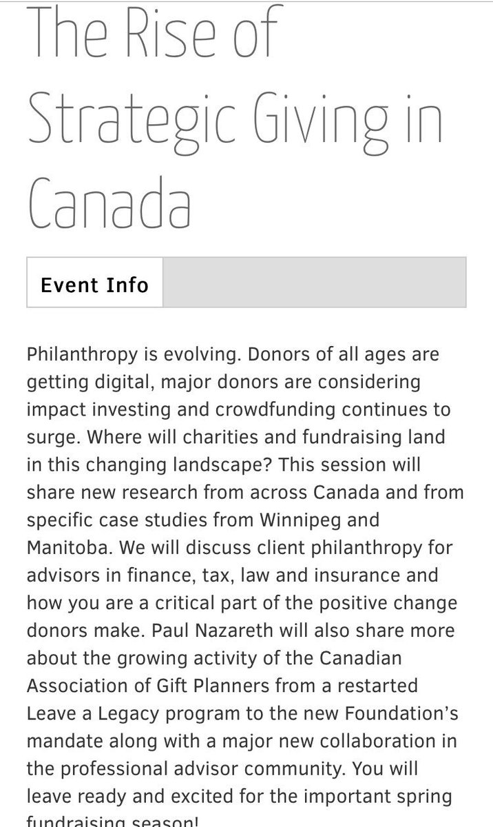 Peers in #Winnipeg ! Still time to join <a href="/CAGPManitoba/">CAGP Manitoba</a> at our morning session this Wednesday March 13 at <a href="/norwoodhotel/">Norwood Hotel</a> cagp-acpdp.org/en/events/the-…

Hope to see you there - please share!