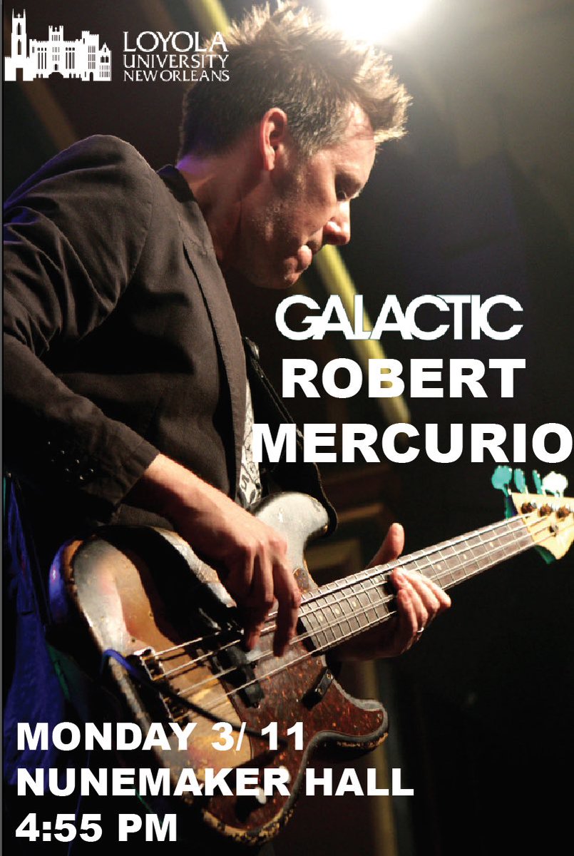 eqa_nola's tweet photo. Today’s guest is Robert Mercurio from the band Galactic. https://t.co/6N9uLvK0UF