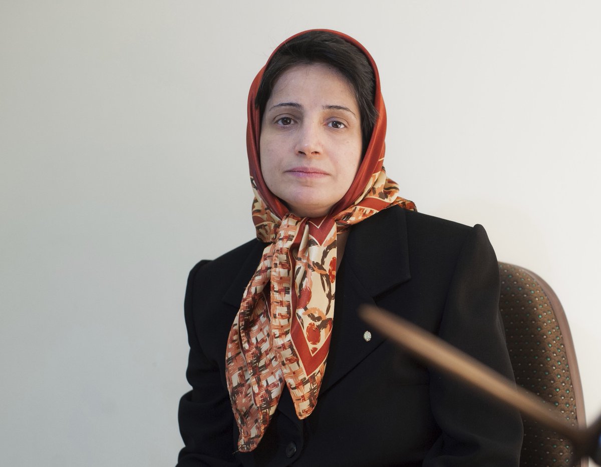 Iran sentenced Nasrin Sotoudeh, a human rights lawyer who represented women opposed to mandatory headscarves, to 38 years in prison and 148 lashes on charges of spying and propaganda. <a href="/amnesty/">Amnesty International</a> says it is the harshest punishment for a human rights defender in recent years.