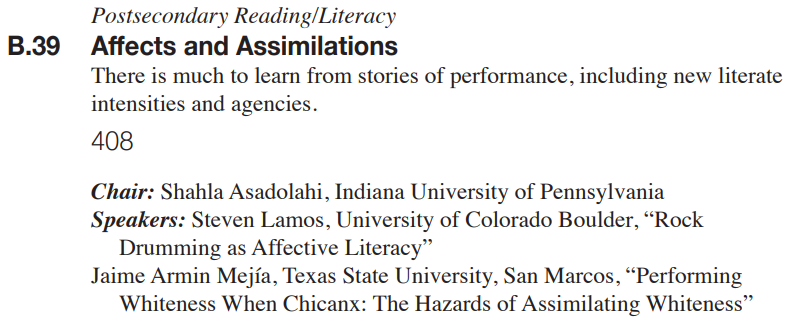 IllinoisCWS's tweet image. CWS alum Steve Lamos will be bringing his experience @americfootball to #4C19 for his presentation, "Rock Drumming as Affective Literacy" during session #B39