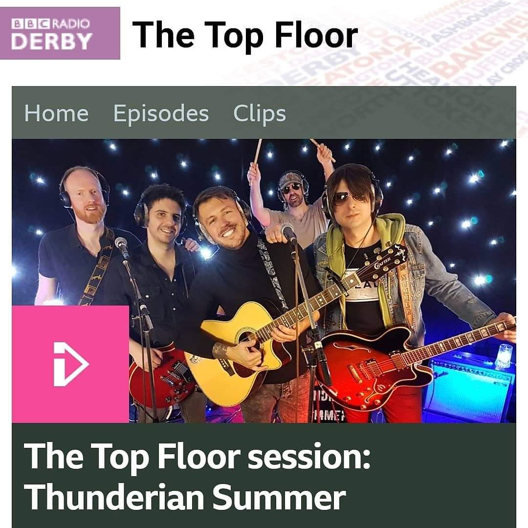 ThunderianSum's tweet photo. Catch us on @BBCRadioDerby all this week from 7pm #bbcintroducing #topfloor #thunderiansummer #misdirectionofselfcontrol #teeth #redstripe https://t.co/Yzzzqg4KoV
