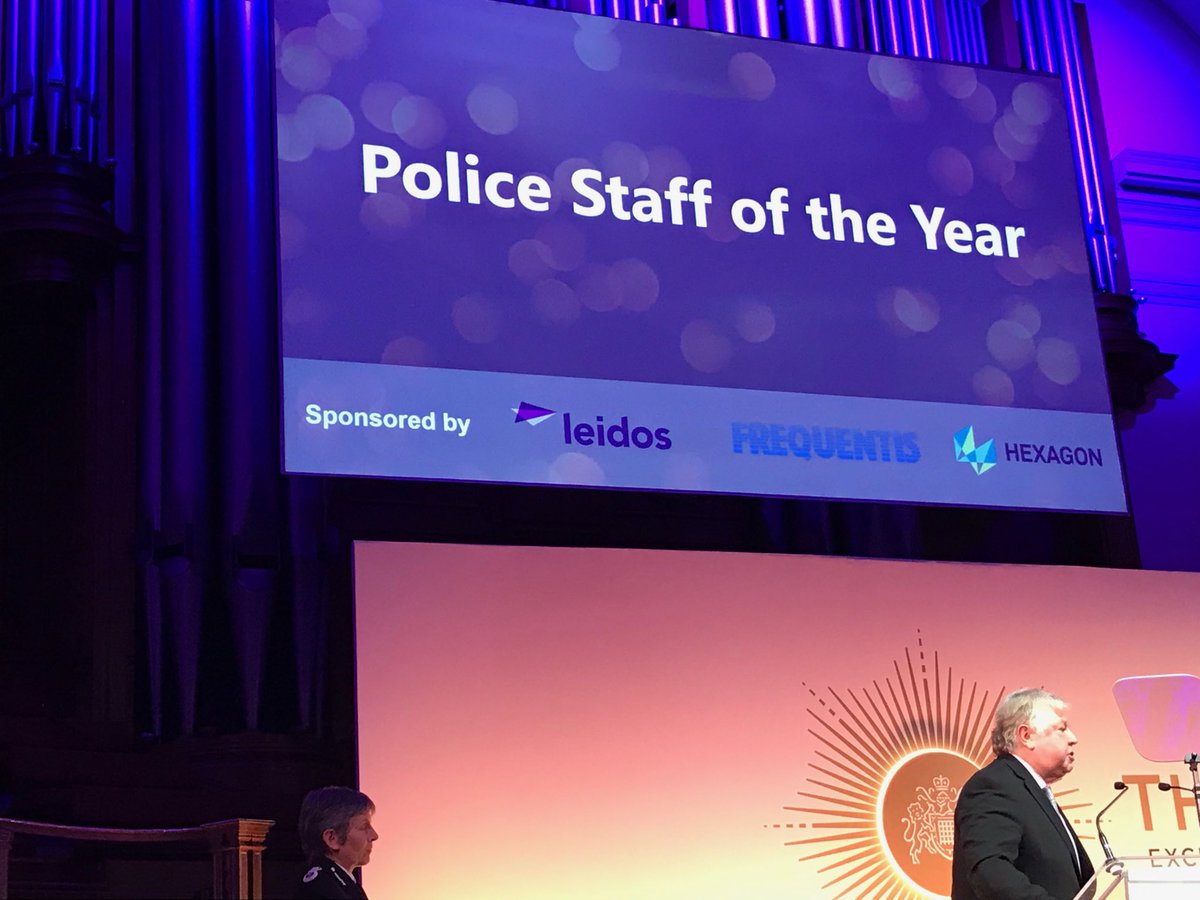 Hexagon: Proud to be sponsoring the Met Police Excellence Awards - Individual Awards.