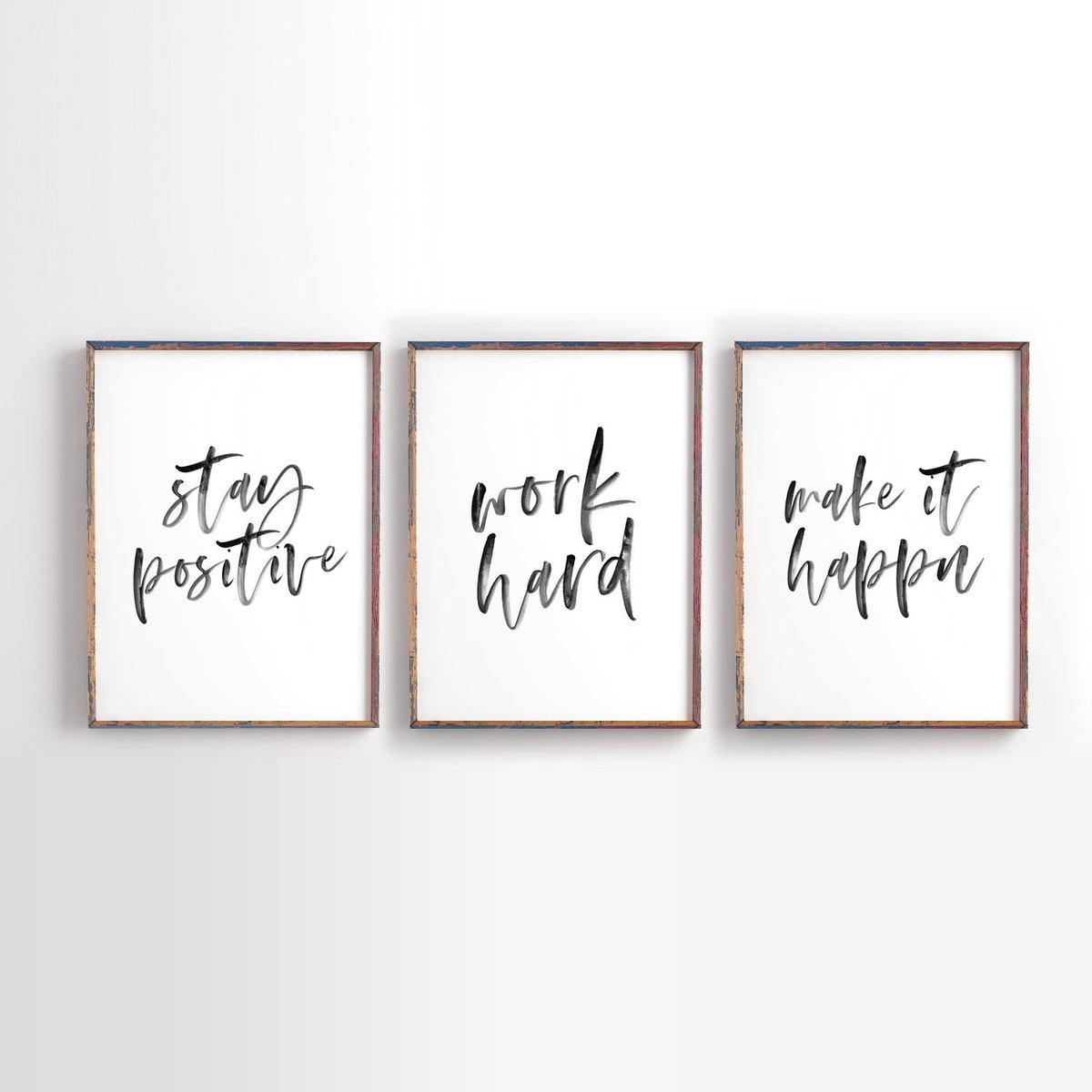 printableSKY's tweet photo. Stay Positive, Work Hard, Make it Happen printable Set of 3 https://t.co/6Y3N8RlM49 
#art #printiablel #inspirational #kidroomart #MotivationalPrintable #OfficeDecor #office art #wordsofwisdom #homedecor #setof3 https://t.co/PG8ahkJLAE