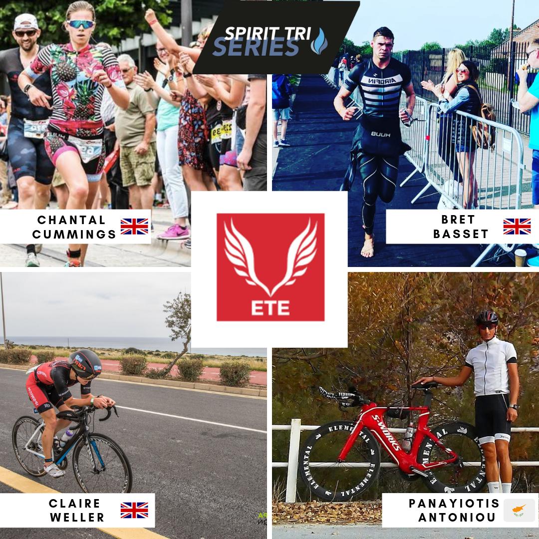 ETE Racing is led by Coach Perry Agass. 

Consisting of UK and Cypriot triathletes looking to prove themselves over Europe's toughest courses.

Find out more about athletes Claire, Chantal, Bret &amp; Panayiotis ...
ow.ly/qDqj50mYmxm