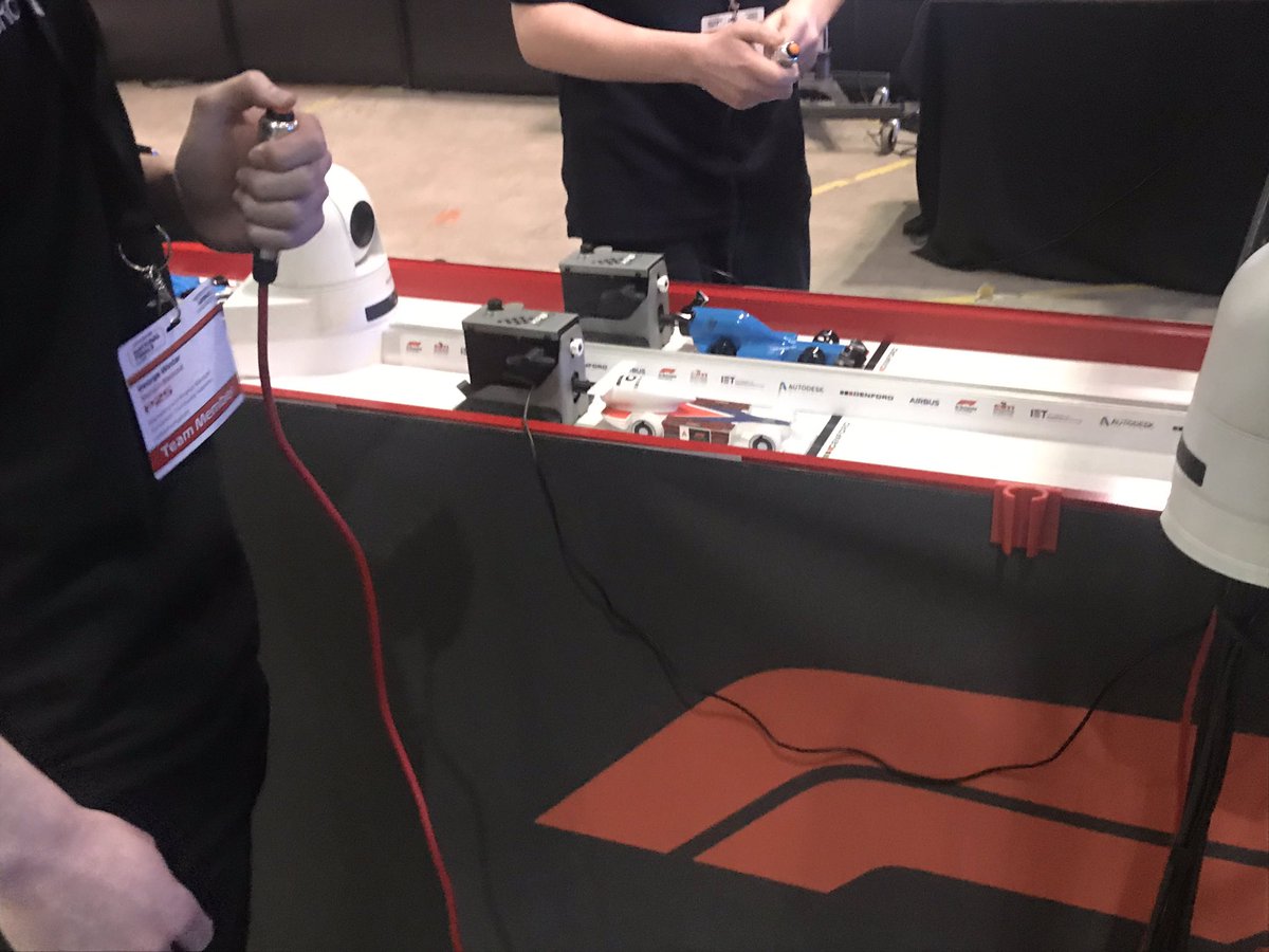 Race time!!! <a href="/RacingBlackout/">BlackOut Racing</a> #f1inschoolsukfinals