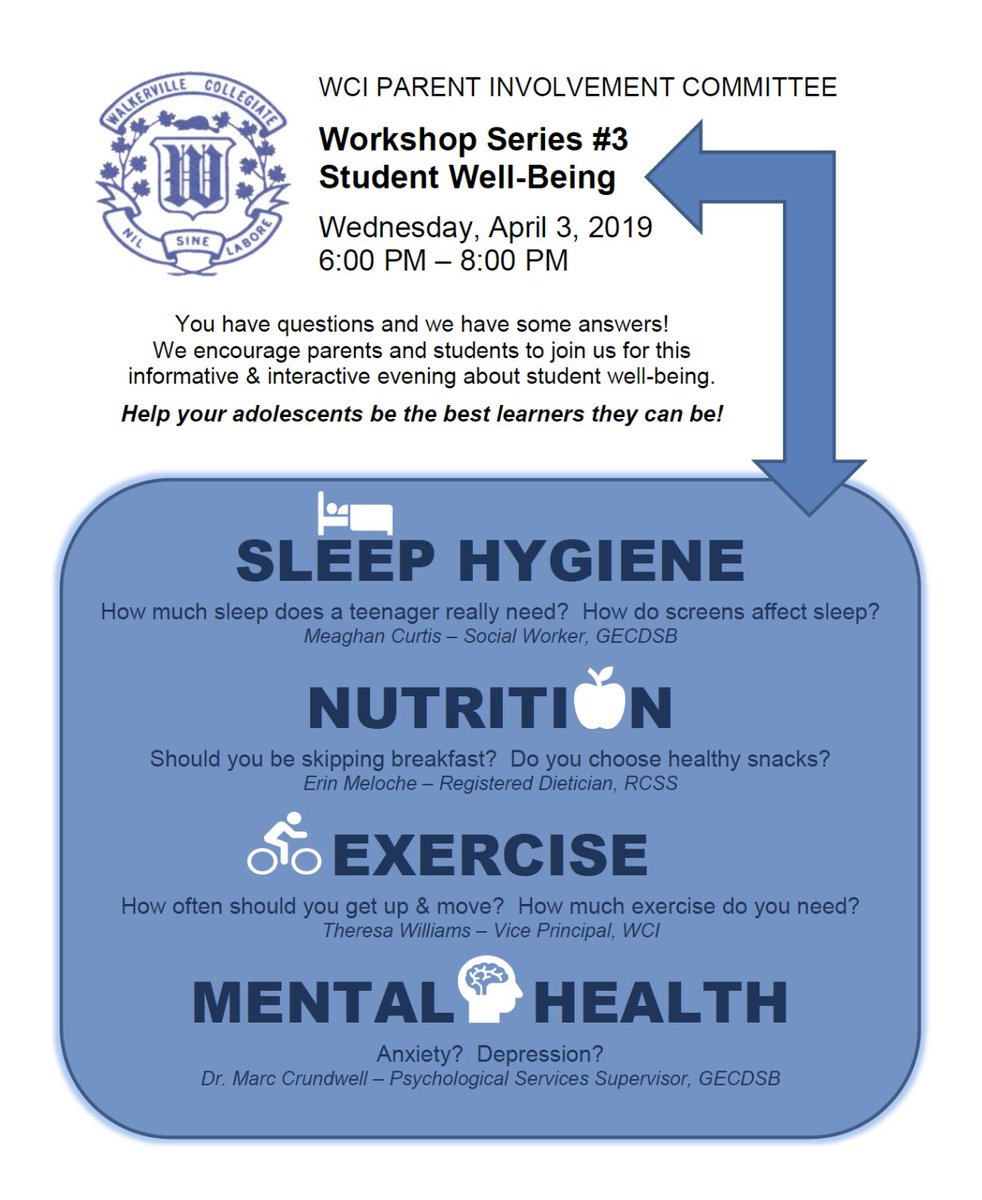 Join WCI PIC for our next Workshop on Student Well-Being! @wci_wcca @LaPorteWCI <a href="/GailNow/">Gail Robertson-ChiefCuriosityOfficer</a>