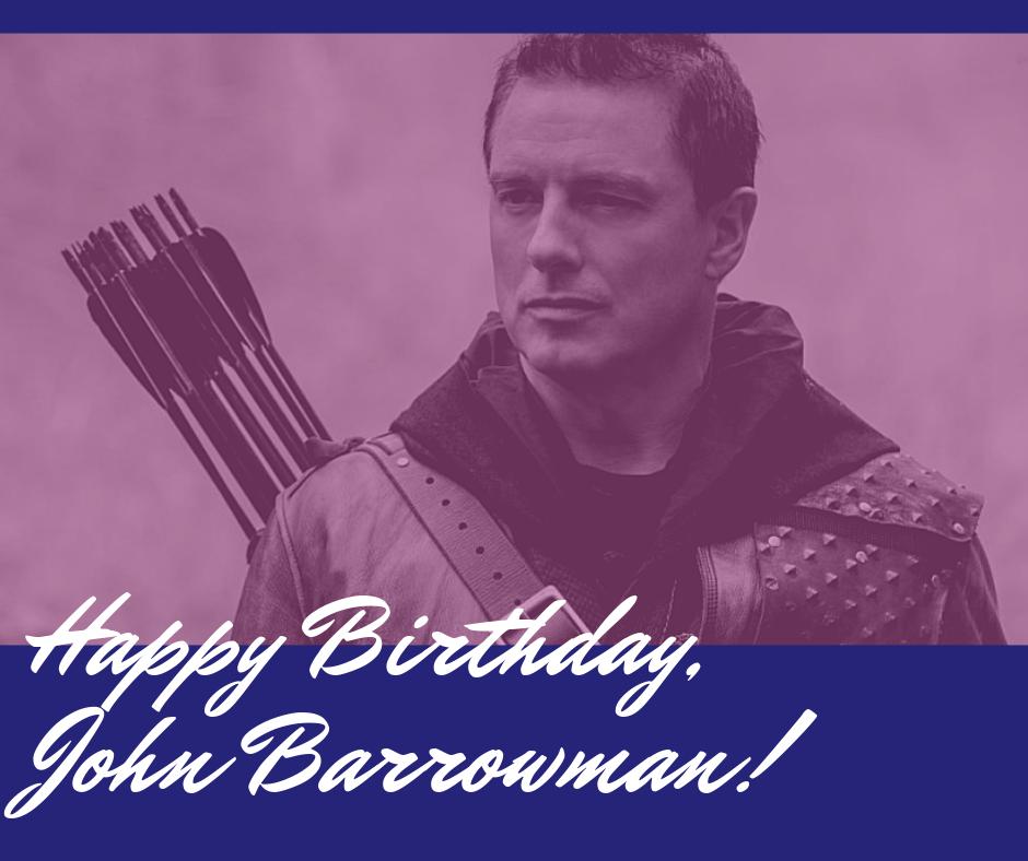  Happy birthday to Arrow and The Flash\s John Barrowman! Here\s to many more. 