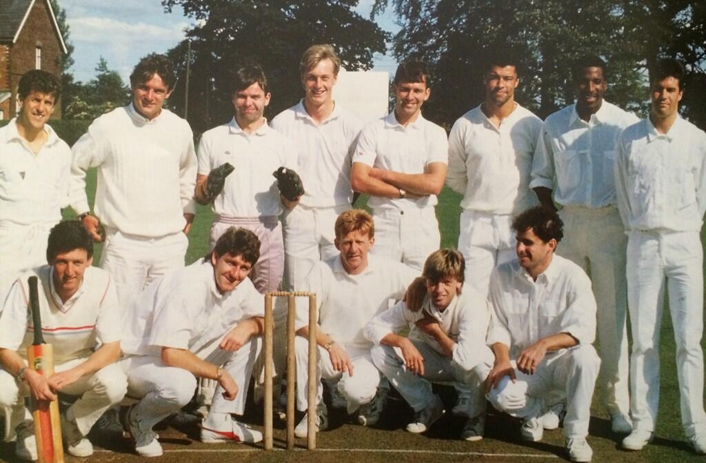 WhitesideOne's tweet image. #mufc Cricket Team 1987