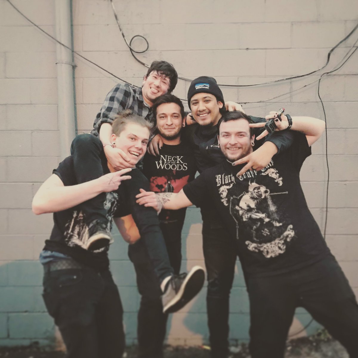 kzoocoolkid's tweet photo. Last night, us in @lastsleepmi played at @theritzdetroit with @exitwoundsband and @SINKTHESHIPBAND . 

1. Those 2 bands deserve more recognition. 
2. ExitWounds needs to come to Kalamazoo, because a show at Papa Pete’s would pop off. https://t.co/w6YnYoGPS5