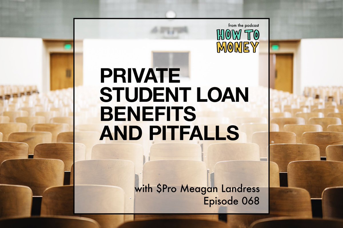 Do you have federal student loans? Are you wondering if you have any refinancing options? There is a lot to consider in a refinance beyond the advertised interest rate, and we wade through it all with this week’s $Pro, Meagan Landress. itunes.apple.com/us/podcast/pri…