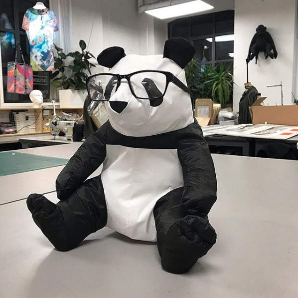 Raeburn_Design's tweet photo. This little guy is getting ready for our #OffCutAnimals panda workshop this Saturday! A couple of spaces left due to a late cancellation, be quick! 🐼🤓 https://t.co/XjnDvIaoDm https://t.co/6hff1PMcgP