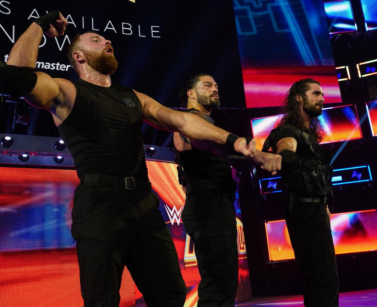 BREAKING: #TheShield @WWERomanReigns @WWERollins & @TheDeanAmbrose will hold their FAREWELL ADDRESS to kick off #RAW right at 8 PM ET TONIGHT on @USA_Network!