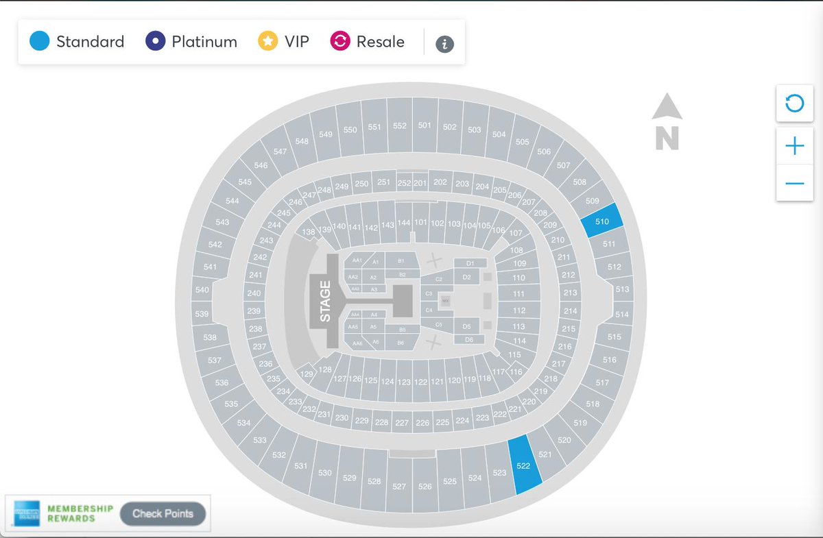 Ticketmaster Seating Chart View