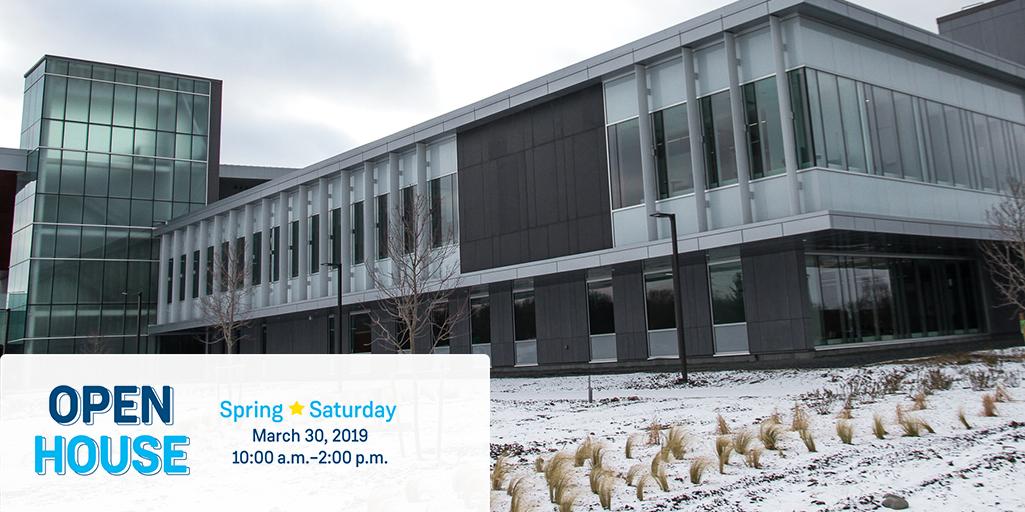 LambtonCollege's tweet photo. Tour our brand new NOVA Chemicals Health & Research Centre at our Spring Open House. This building just opened up to our students this winter semester. #LCopenhouse https://t.co/lqmjzMkoOv