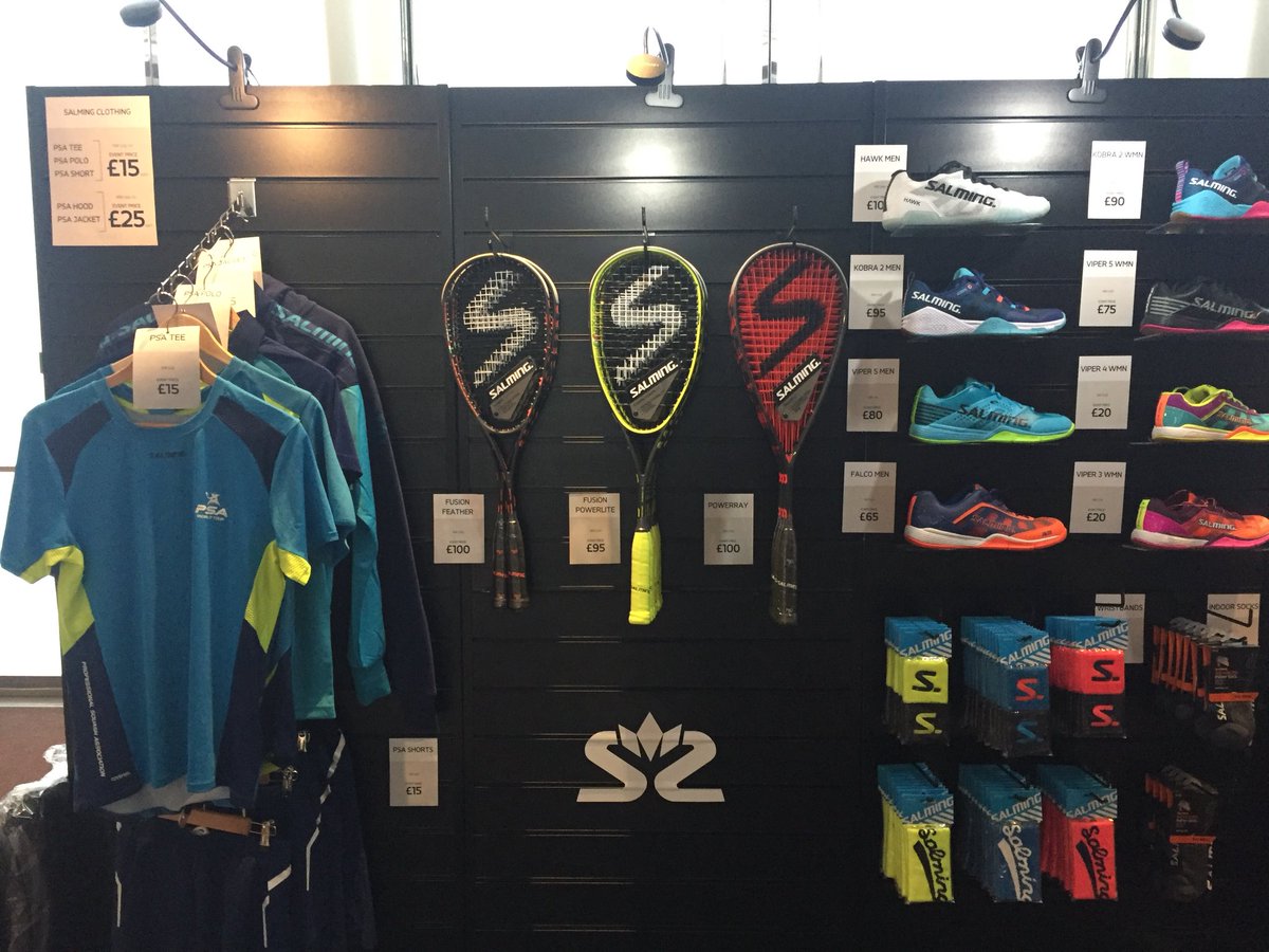Great set up @CWCsquash with some unbelievable deals on offer ! Come see us!