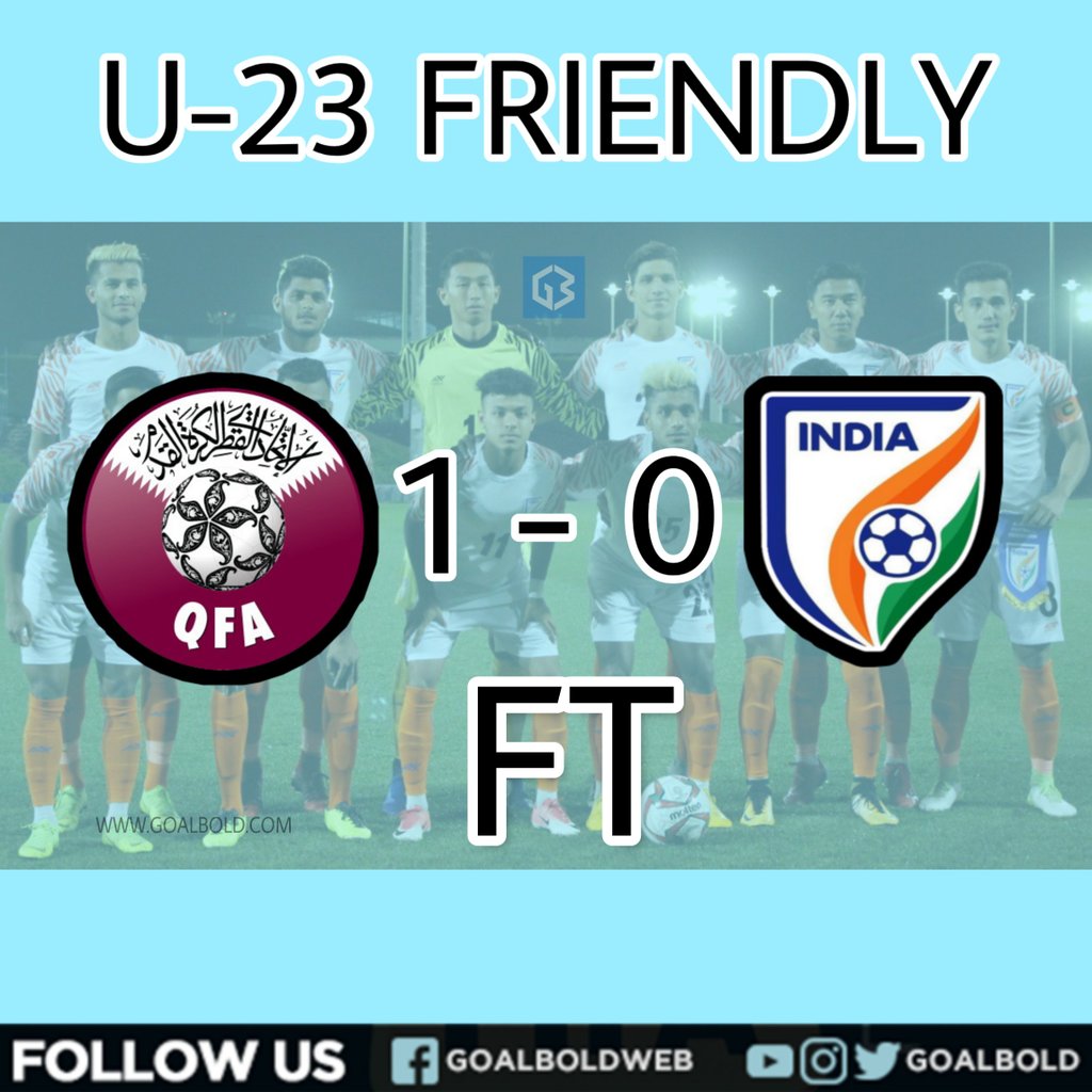 goalbold's tweet photo. Close Game for @IndianFootball Team against the youth side of the current @afcasiancup Champions! 

#QATIND #BackTheBlue #IndianFootball https://t.co/4xYEbgiQJl