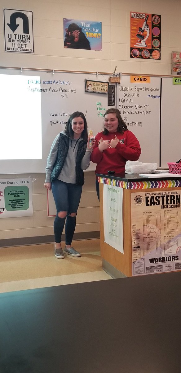 EHSLSciences's tweet photo. *Day 1*

Genetics Activity Presentations

#ebshare #biology #science #genetics #handso #scienceteacher https://t.co/YgYq7Ph8Vf