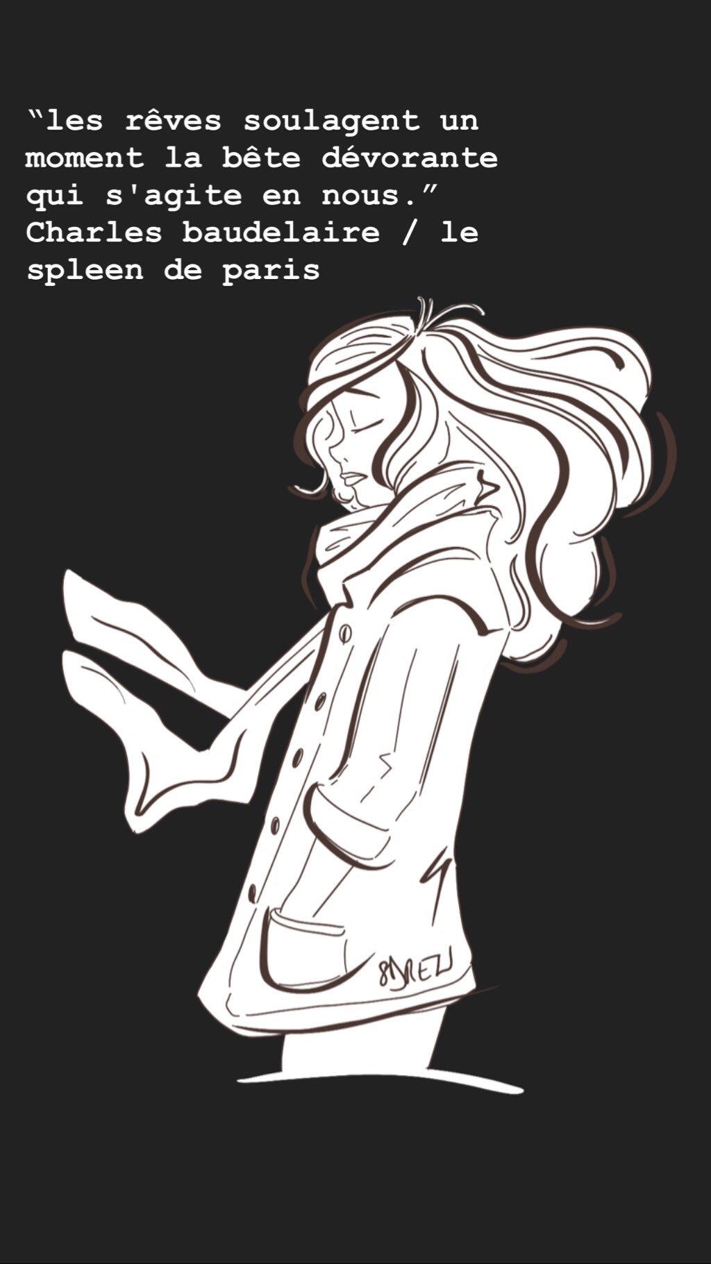 Sandie Zoopsy Citation Illustration Dessin Digital Baudelaire Spleen Myartwork T Co Ofaic9u1w4 Twitter
