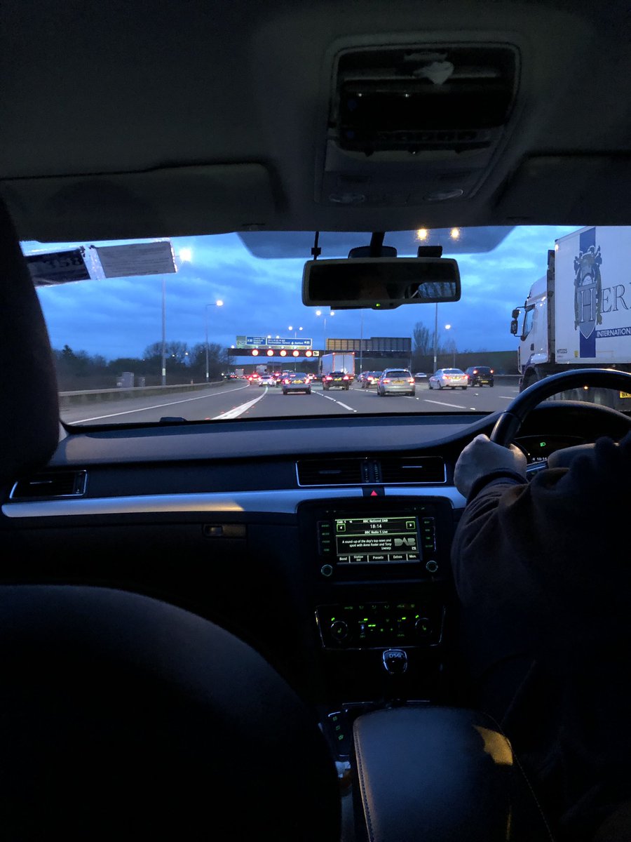 Day 11. Warm welcome on the M25!