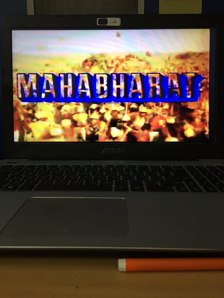 therohitramesh's tweet image. You guys wanna binge watch a series? Watch Mahabharat. It’s epic. #series #Mahabharat