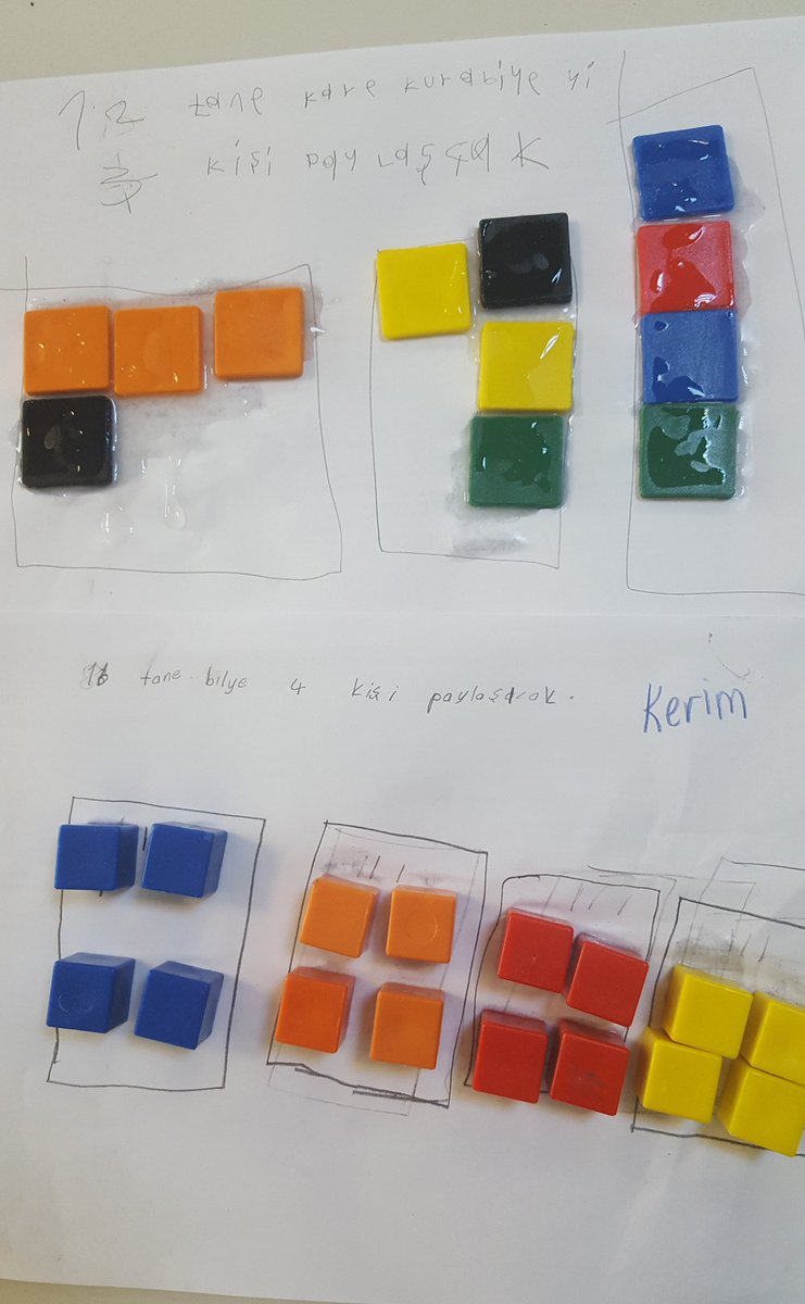 2-C sınıfı olarak 'Bölme işleminde gruplama ve paylaştırma' kazanımını üç boyutlu nesneleri🔷️🔶️ kullanarak gerçekleştirdik.😊 <a href="/korayakdgn/">Koray AKDOĞAN</a> <a href="/siyahhan_nurdan/">Nurdan SİYAHHAN</a> <a href="/kaansezgin/">Kaan Sezgin</a> <a href="/CevizlibagDoga/">Doğa Koleji Cevizlibağ Kampüsü</a>