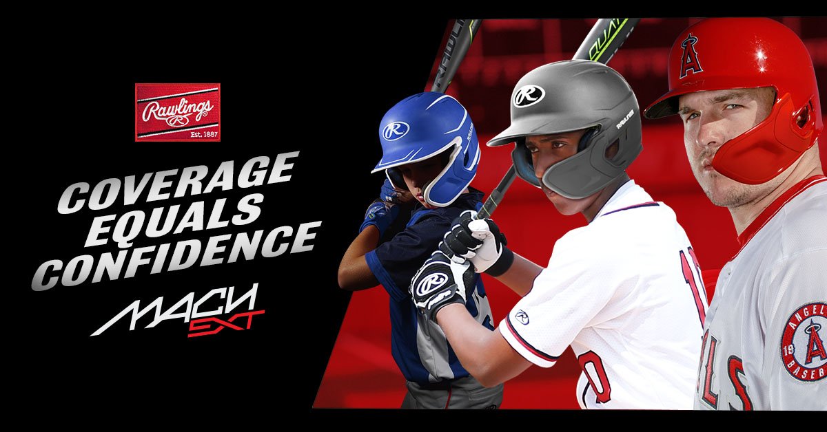 SourceNation's tweet photo. Introducing the all NEW @RawlingsSports MACH Batting Helmets and MACH EXT Flap, engineered to perform. Shop the new series today >> https://t.co/wL2WnSqG81!
.
.
#baseball #softball #rawlings #mach #machhelmet #baseballhelmets #safety #mlb #sourceforsports #weknowourstuff https://t.co/34ir66hfV2