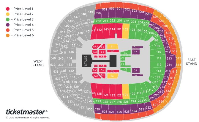 Ticketmaster Seating Chart View