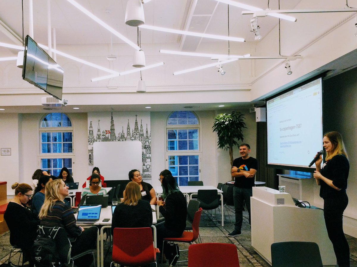 So many awesome women attending the Google #CloudStudyJam #IWD2019 edition organized by <a href="/CphWtm/">wtm-cph</a>