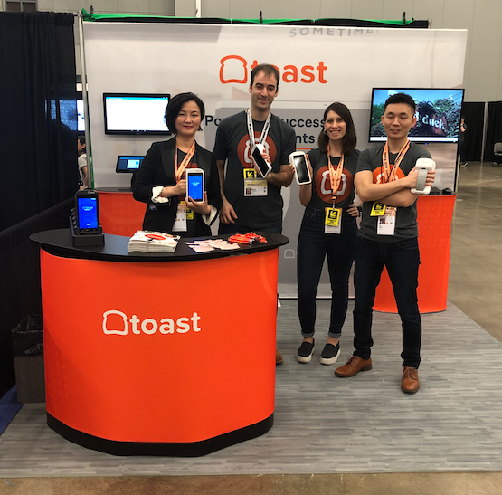 ToastTab's tweet photo. We're having a blast @SXSW! We're thrilled that @Toasttab’s #ToastGo is an Interactive Innovation Awards finalist. We find out tonight if we won - stay tuned for an update and wish us luck! https://t.co/FbgtE9FvSf https://t.co/wd4WKNGFcG