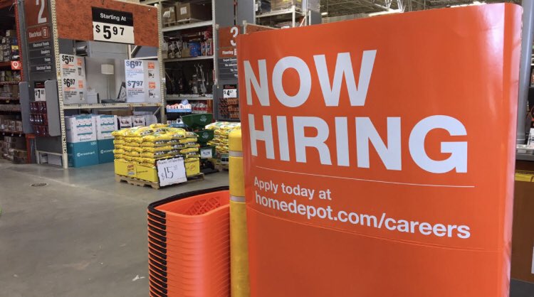 The Home Depot is hiring!  Seasonal and Part-Time positions available across the company. Stop in to any location for an interview on Thursday 3/21 between 10a-7p. #orangethursday