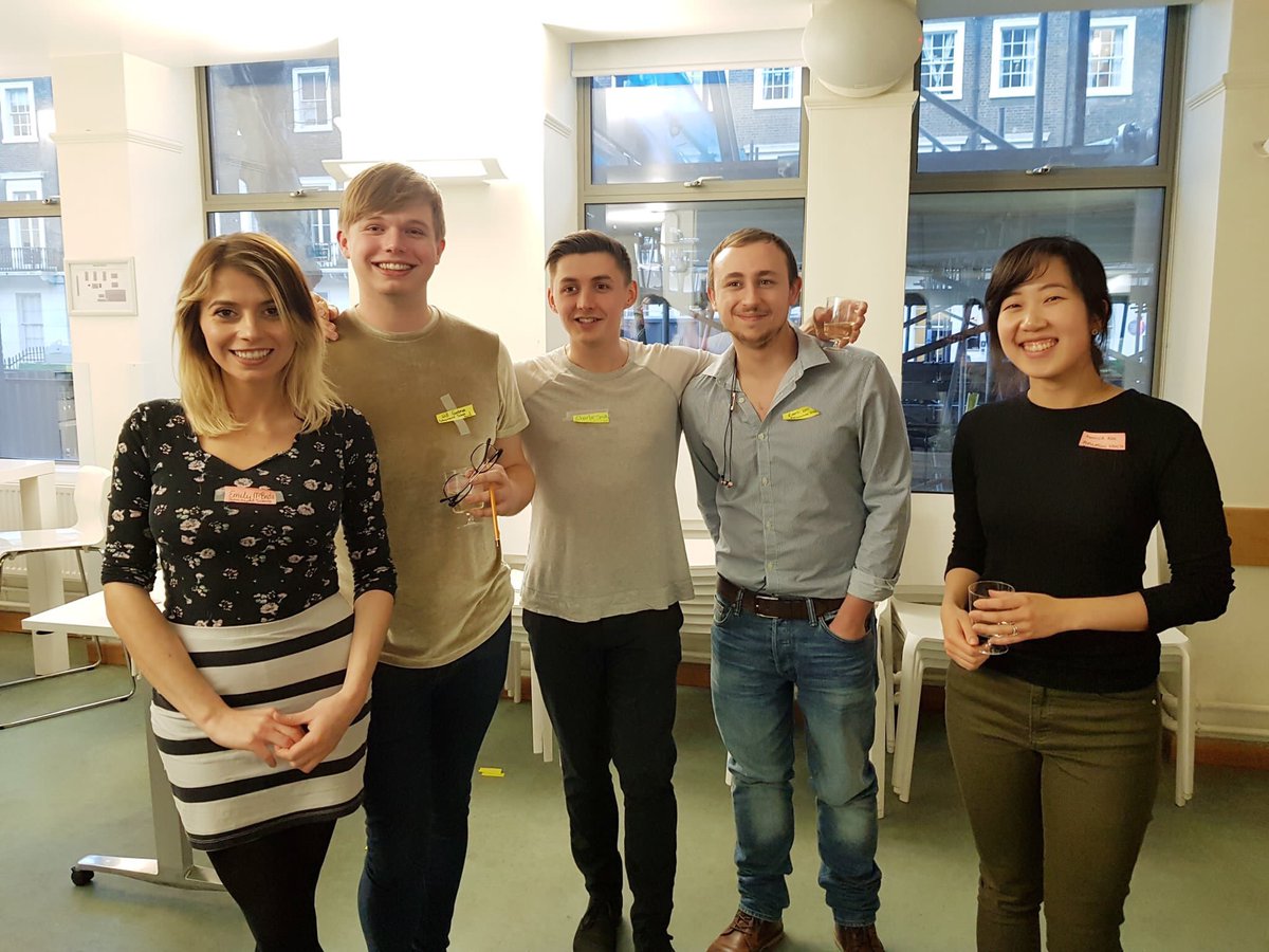 UCL_BSH's tweet photo. Our #earlycareer researchers at the @UCLCancerECN soft launch - flying the flag of Behavioural and population research! #CancerECN https://t.co/NemZOPYdIW