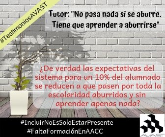 Asoc_AVAST's tweet photo. No confundamos el sano aburrimiento ocasional en tiempo de ocio que estimula la imaginación con el aburrimiento crónico en tiempo de aprendizaje. ¿O es que las clases son momento de echar a volar la imaginación y evadirse? ¿no se quejan luego de que se distraen?
#TestimoniosAVAST https://t.co/o71BaWspHj