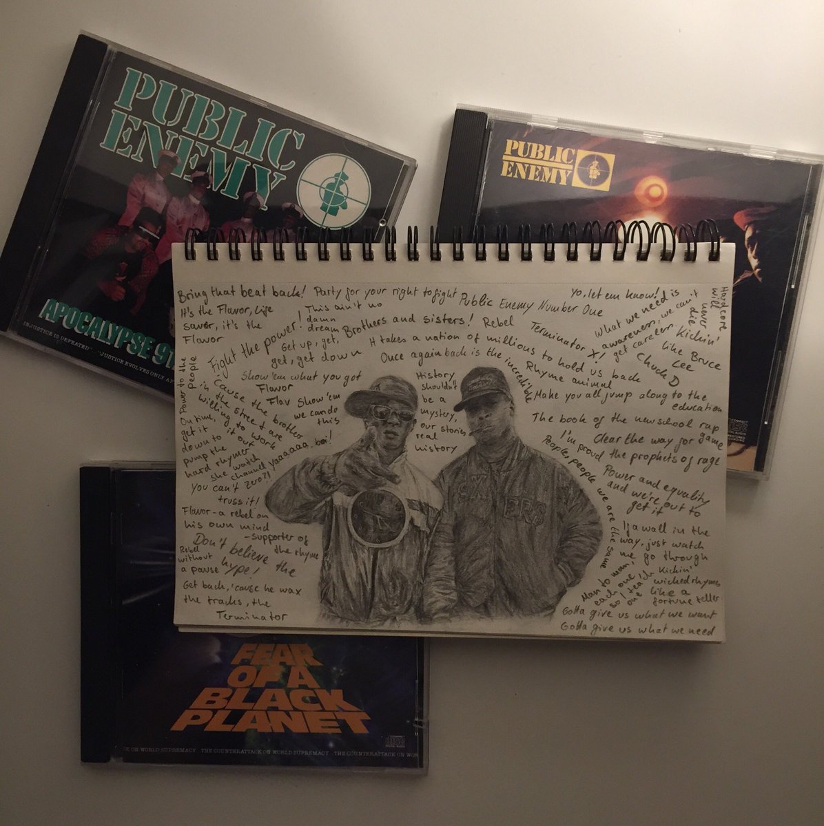 zoulari's tweet photo. Sketch of one of my favorite hip hop groups ❤️
I am so thankful for your impact on rap history
Lots of love and respect ✊ @PublicEnemyFTP @MrChuckD @FlavorFlav https://t.co/bikpOS3O7Z