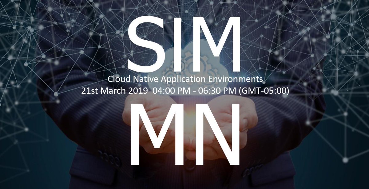 SIMMinnesota's tweet photo. Please join us for our upcoming event: Cloud Native Application Environments @SIMMinnesota #SIMMN #Minnesota https://t.co/kU9Zm1Wvxf https://t.co/OXcatXi0aT