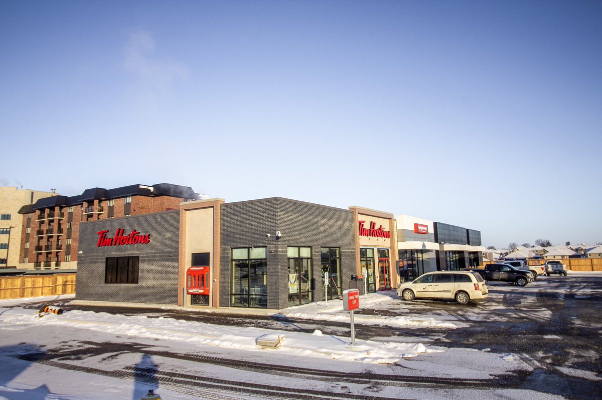 SierraWoodstock's tweet photo. The newest development at Van Ave &amp; Lakeview Drive, #WoodstockOntario is complete &amp; is officially open as of today! 
☕️ Tim Hortons 
⛽️ Petro Canada Gas Station 
#Coffee #Construction #Development https://t.co/4tj4jv9EVd