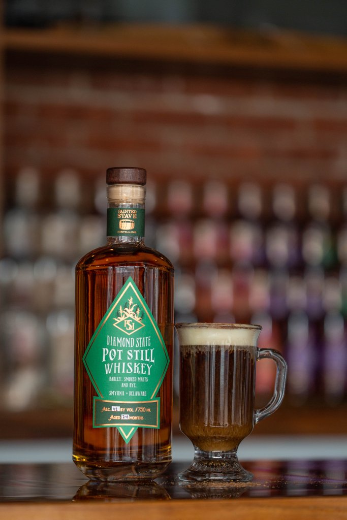 #DiamondState #PotStill Irish Coffee! Nothing beats a hot coffee spiked with great whiskey. Check out our recipe on Facebook!
