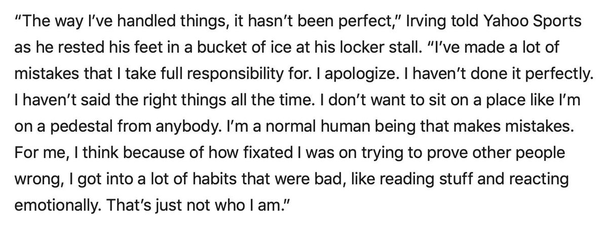 brohrbach's tweet photo. Shouts to @ChrisBHaynes, who has been crushing it all season and got Kyrie Irving to clarify everything the rest of us have struggled to pin down with him. https://t.co/FOjf9sSazu https://t.co/tIi88R7hiv