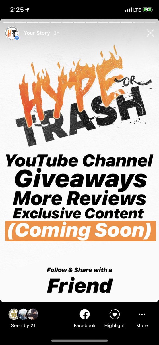 Entra a Instagram y sigue a HypeorTrash y dale follow y tagea a varios amigo para que sigan.... 

Go to instagram and follow hypeortrash tag someone and like the last 3 post...