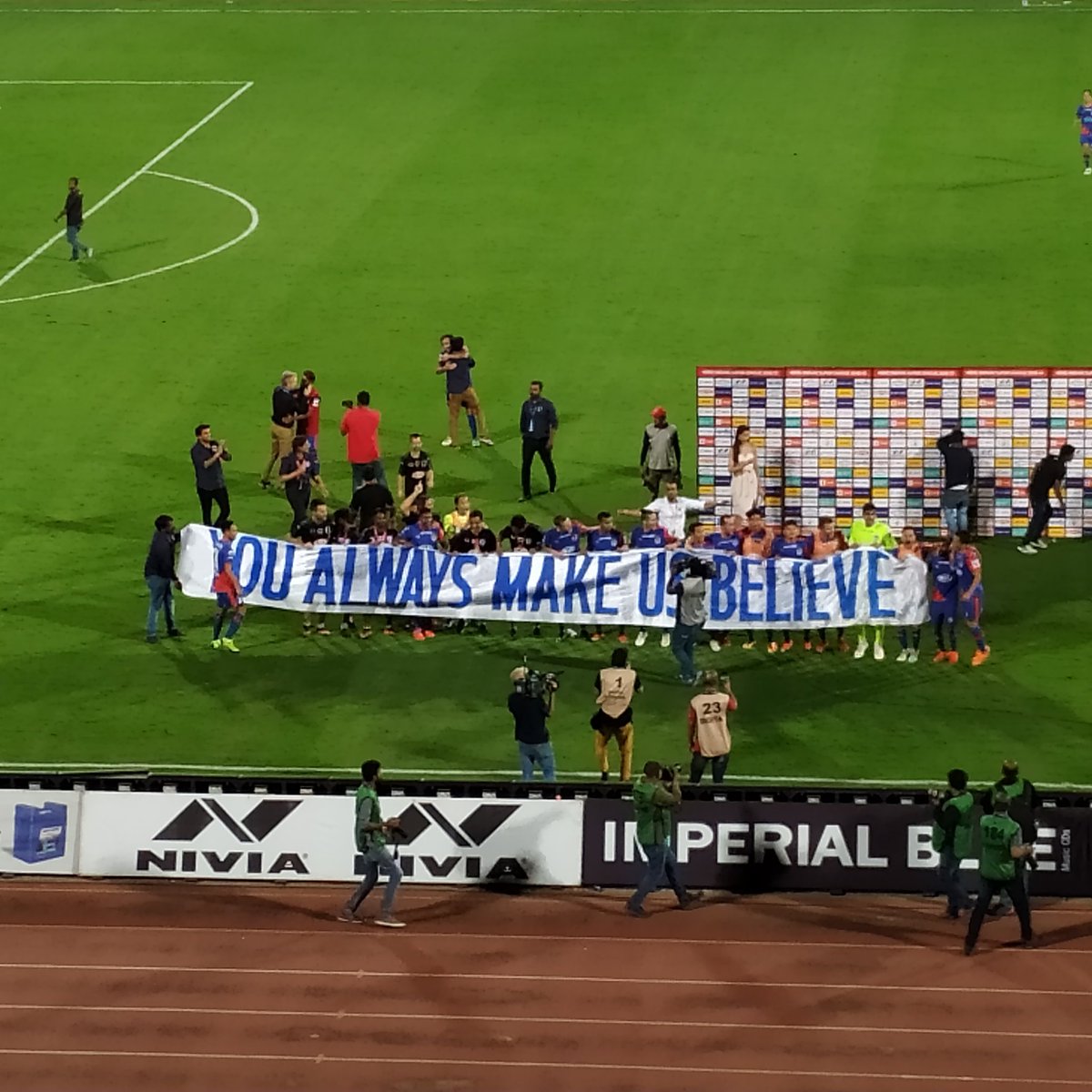 Bengaluru FC became the first team to reach the ISL finals (Image Credits- Twitter)