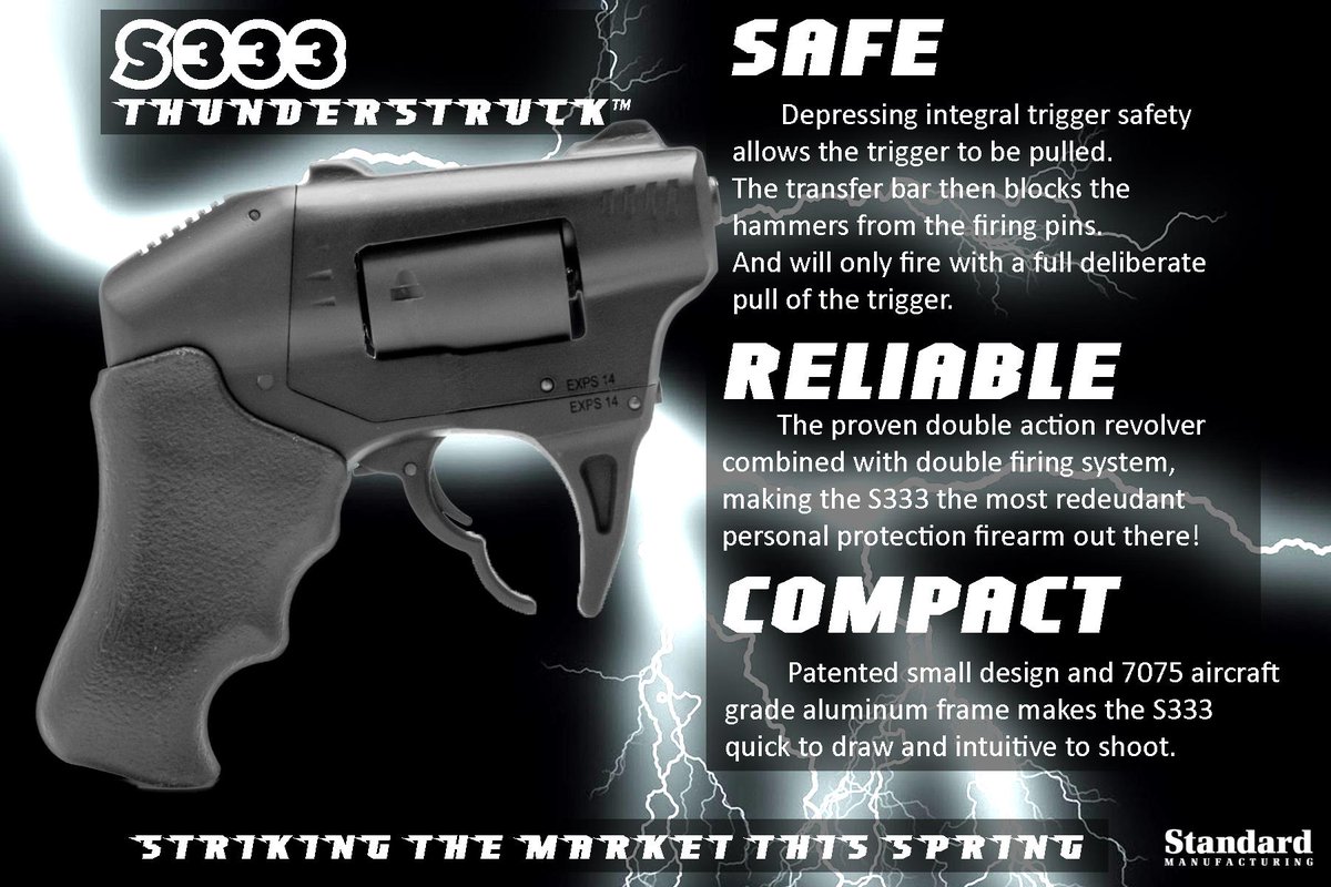 StdGun's tweet photo. S333 Thunderstruck™ - COMING THIS SPRING! 
https://t.co/I4we3uPsgN
#stdgun #standardmanufacturing #s333 #s333thunderstruck #doublebarrel #doublebarrelpistol #pistol #gun #handgun #gunsmithing #gunmaking https://t.co/qSuAAvbmCD