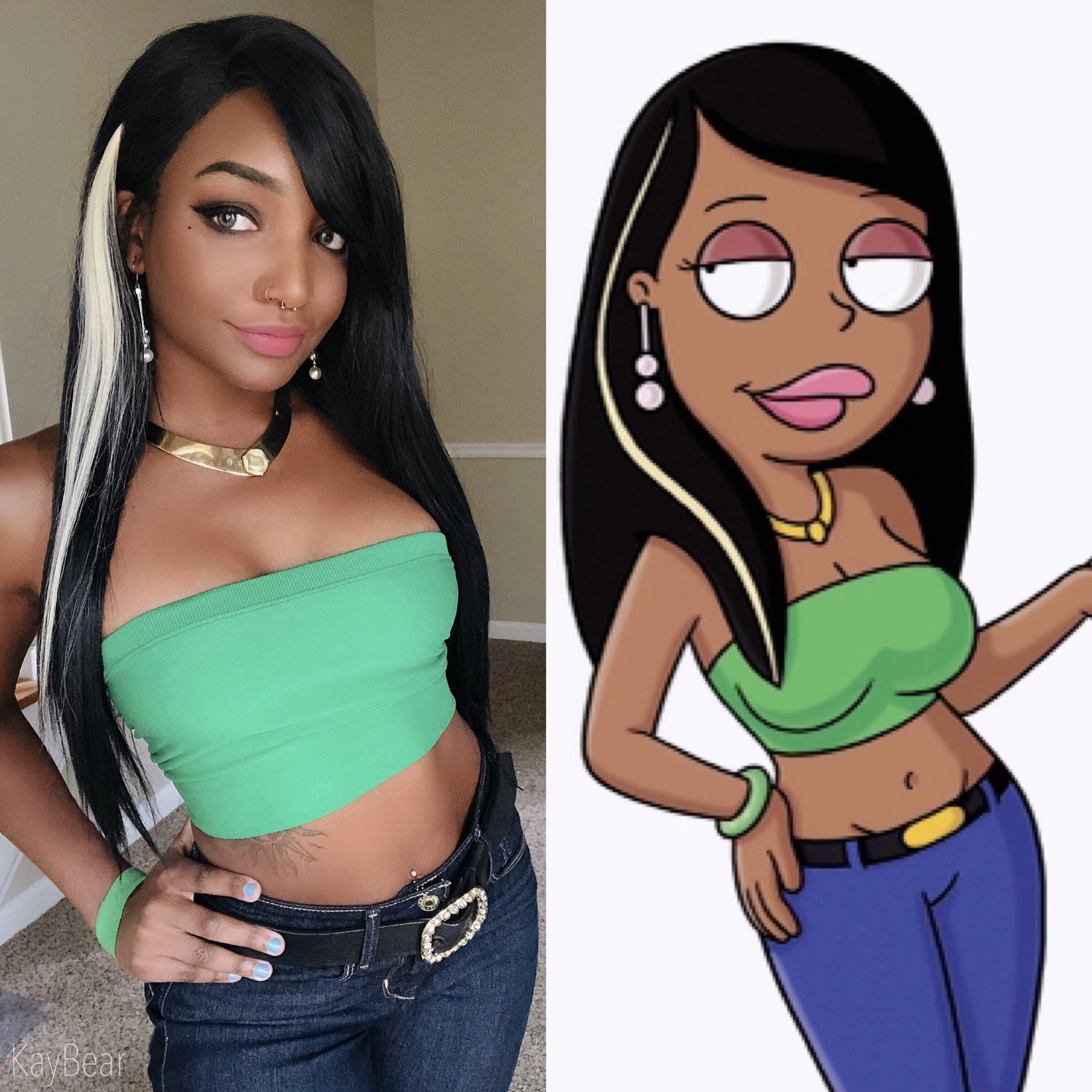 “Roberta Tubbs from The Cleveland Show 💚” .
