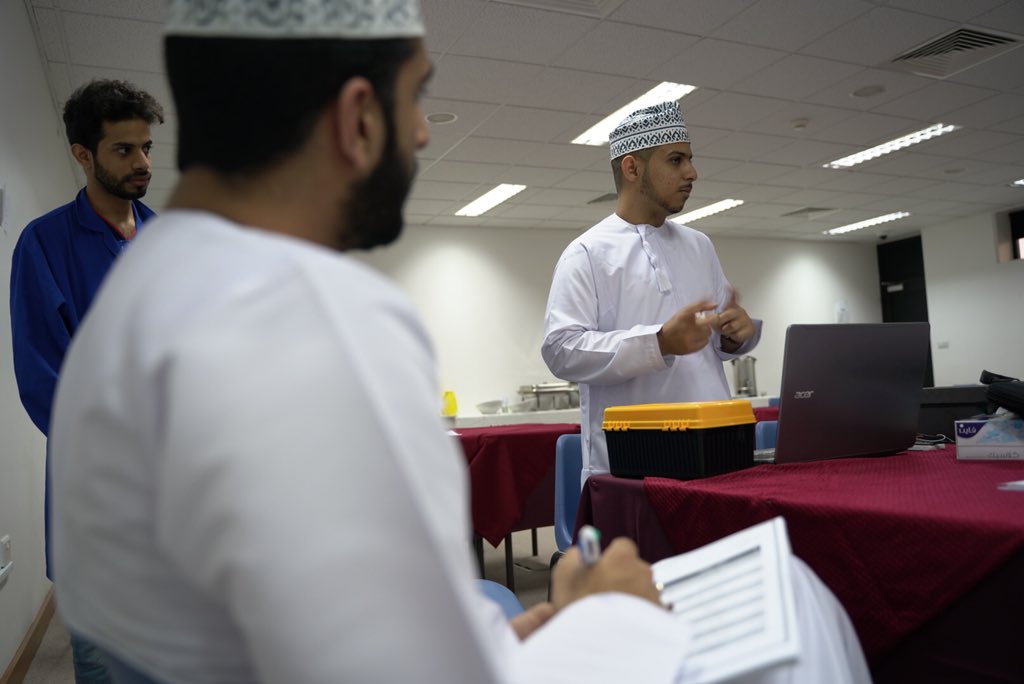 IEEESQU's tweet photo. مقتطفات من مرحلة تقييم مشاريع #The_Chain
والتي حصل فيها مشروع " Smart Inventory System for IEEE" على المركز الأول 🥇😻
-
والشكر موصول لجميع المشاركين ولكل من ساهم في إنجاح #The_Chain ⛓🙏 https://t.co/MQZOZfmA1G