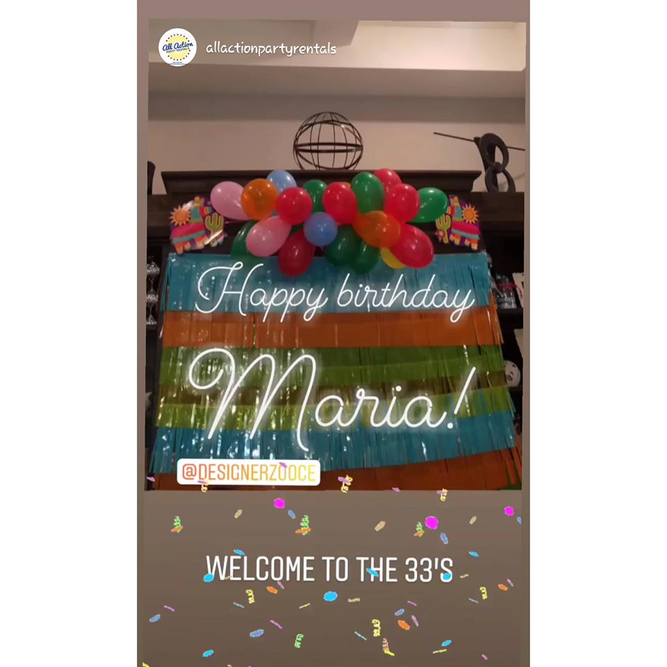 designerzooce's tweet photo. Celebrated my Birthday FIESTA style! Huge thanks to Priscilla from @allactionpartyrentals for joining me in celebrating! 😀 😍 
#designerzooce #weslacotx #allactionpartyrentals #fiesta #birthdaycake #birthdaygirl #GirlBoss #tacosarelife https://t.co/rCpvPvGAeQ