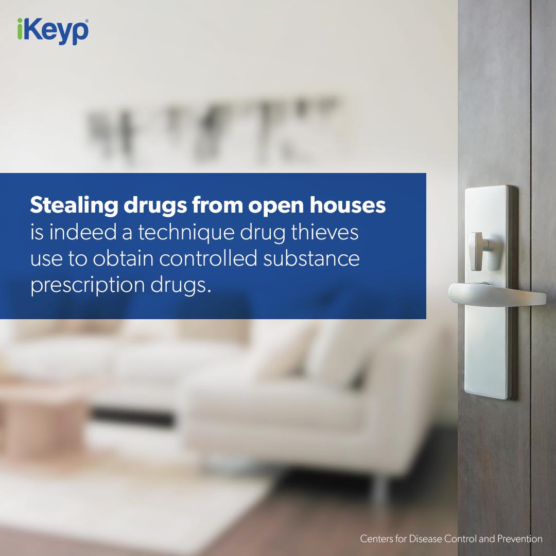#DidYouKnow? This disturbing trend is real. Open houses are an easy way for drug users to acquire prescription medications from unsuspecting sellers. Don't risk it - lock away your meds in your #SmartSafe.

Learn more at ikeyp.com.
